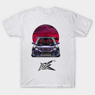 SUBARU IMPREZA WRX GC8 BUGEYE violet T-Shirt